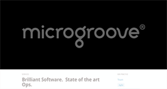 Desktop Screenshot of microgroove.com
