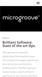 Mobile Screenshot of microgroove.com
